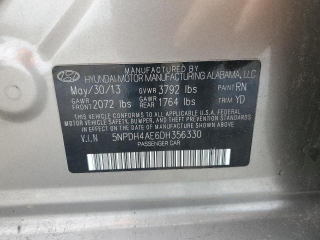 Photo 11 VIN: 5NPDH4AE6DH356330 - HYUNDAI ELANTRA GL 