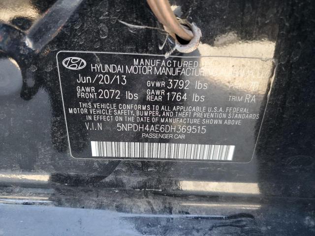 Photo 11 VIN: 5NPDH4AE6DH369515 - HYUNDAI ELANTRA 