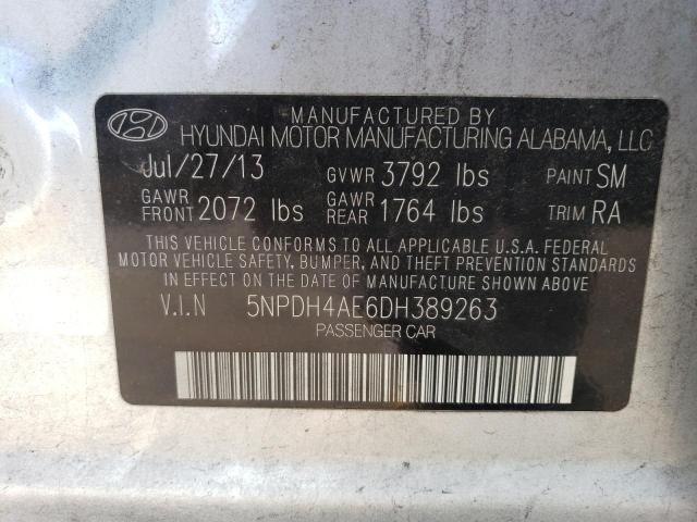 Photo 9 VIN: 5NPDH4AE6DH389263 - HYUNDAI ELANTRA GL 