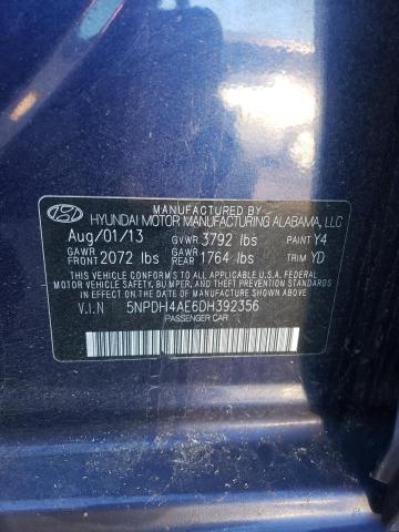 Photo 11 VIN: 5NPDH4AE6DH392356 - HYUNDAI ELANTRA 