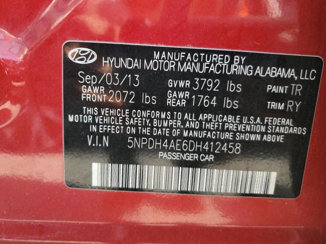 Photo 11 VIN: 5NPDH4AE6DH412458 - HYUNDAI ELANTRA 