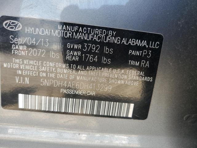 Photo 12 VIN: 5NPDH4AE6DH413299 - HYUNDAI ELANTRA 