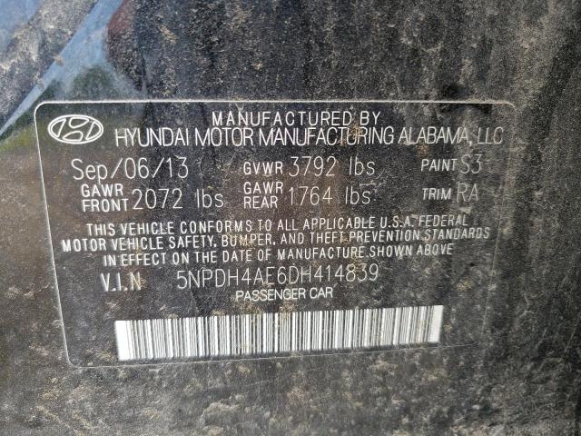 Photo 11 VIN: 5NPDH4AE6DH414839 - HYUNDAI ELANTRA 