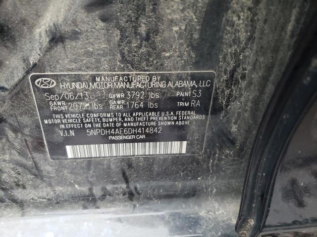 Photo 11 VIN: 5NPDH4AE6DH414842 - HYUNDAI ELANTRA GL 