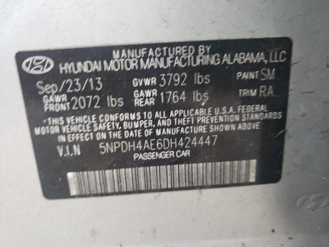 Photo 11 VIN: 5NPDH4AE6DH424447 - HYUNDAI ELANTRA GL 