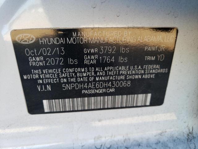 Photo 12 VIN: 5NPDH4AE6DH430068 - HYUNDAI ELANTRA 