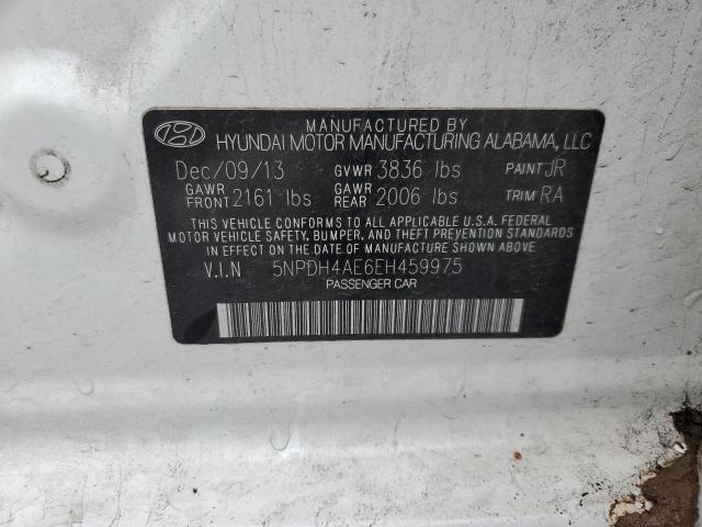 Photo 11 VIN: 5NPDH4AE6EH459975 - HYUNDAI ELANTRA SE 