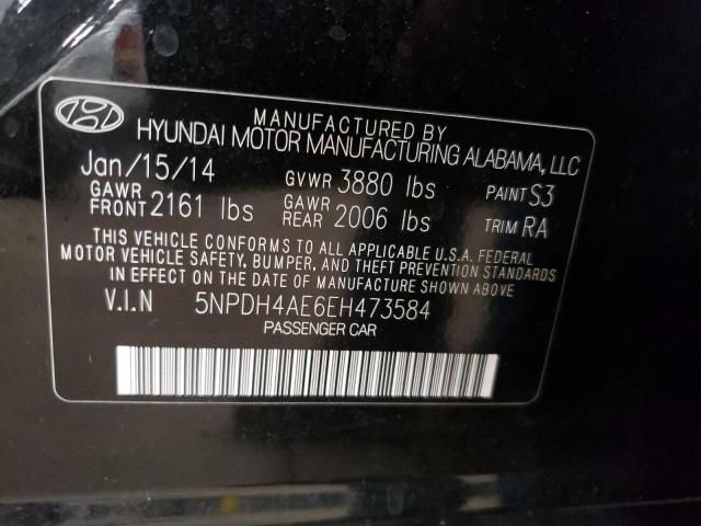 Photo 11 VIN: 5NPDH4AE6EH473584 - HYUNDAI ELANTRA 