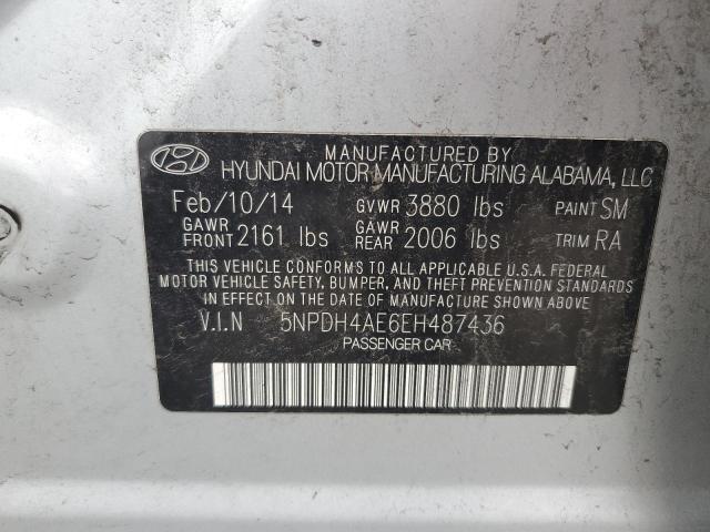 Photo 11 VIN: 5NPDH4AE6EH487436 - HYUNDAI ELANTRA 