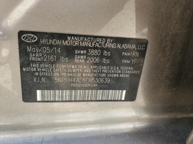 Photo 9 VIN: 5NPDH4AE6EH530639 - HYUNDAI ELANTRA SE 