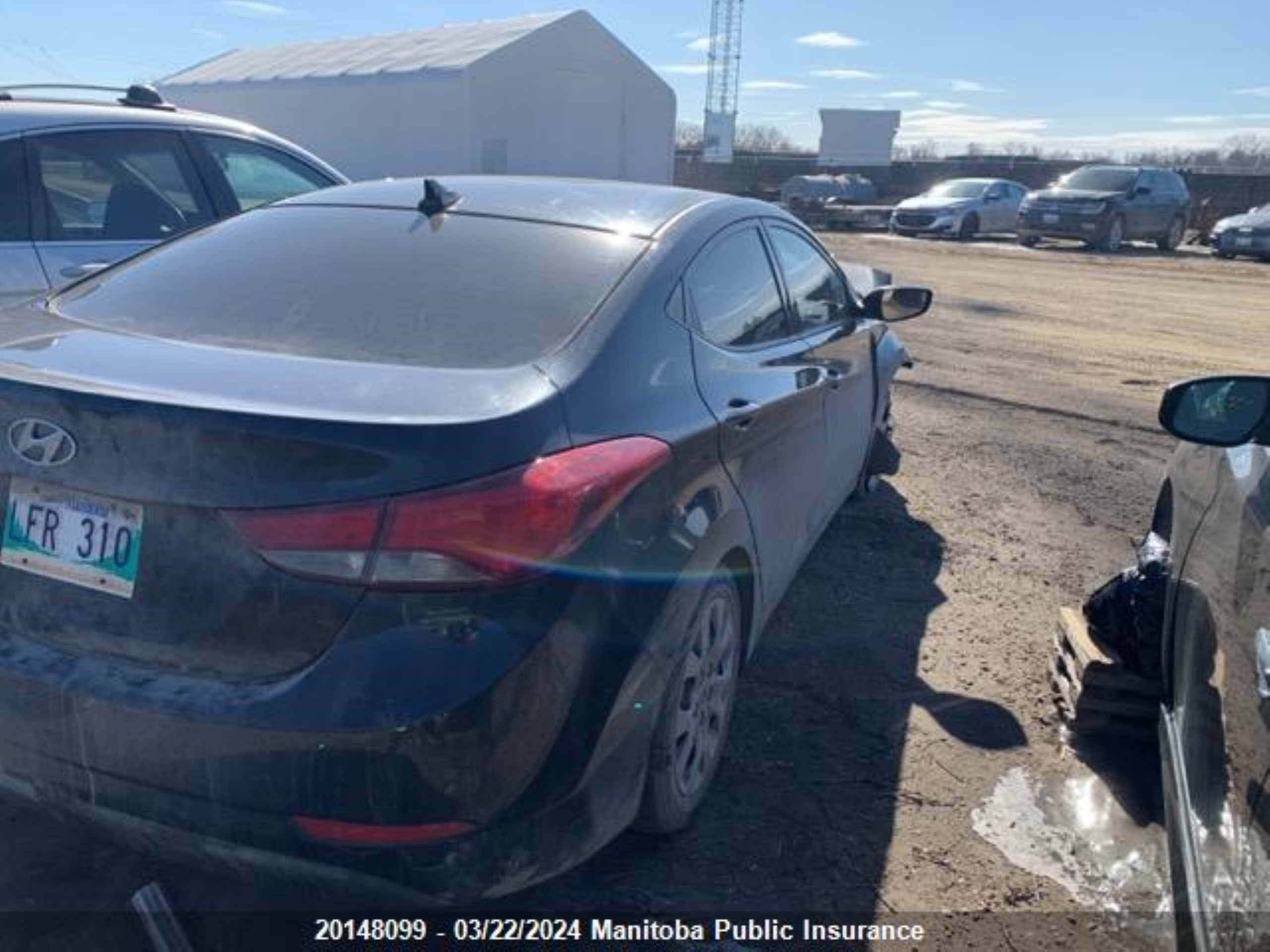 Photo 2 VIN: 5NPDH4AE6EH545691 - HYUNDAI ELANTRA 