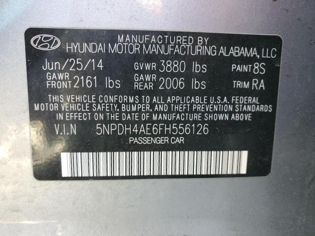 Photo 12 VIN: 5NPDH4AE6FH556126 - HYUNDAI ELANTRA SE 