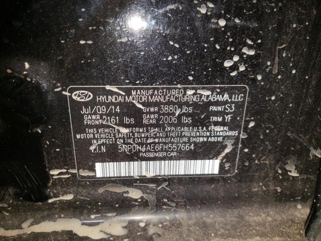 Photo 9 VIN: 5NPDH4AE6FH557664 - HYUNDAI ELANTRA SE 