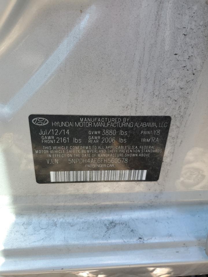 Photo 11 VIN: 5NPDH4AE6FH560578 - HYUNDAI ELANTRA 