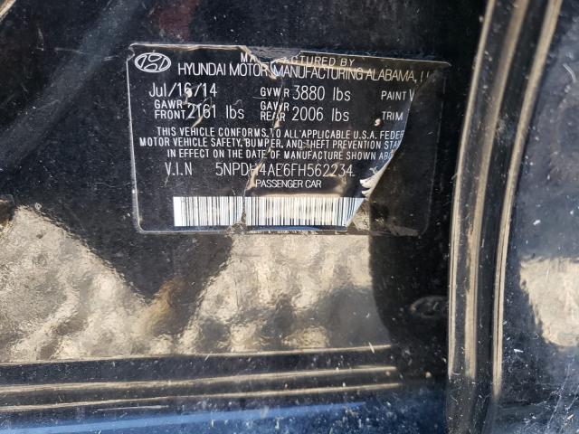 Photo 9 VIN: 5NPDH4AE6FH562234 - HYUNDAI ELANTRA SE 