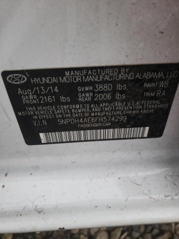 Photo 9 VIN: 5NPDH4AE6FH574299 - HYUNDAI ELANTRA SE 