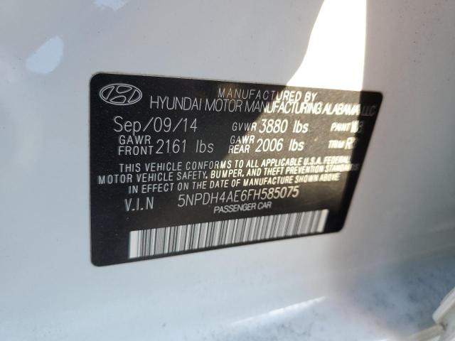 Photo 12 VIN: 5NPDH4AE6FH585075 - HYUNDAI ELANTRA SE 