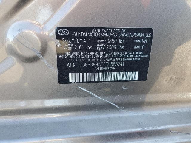 Photo 11 VIN: 5NPDH4AE6FH585741 - HYUNDAI ELANTRA SE 