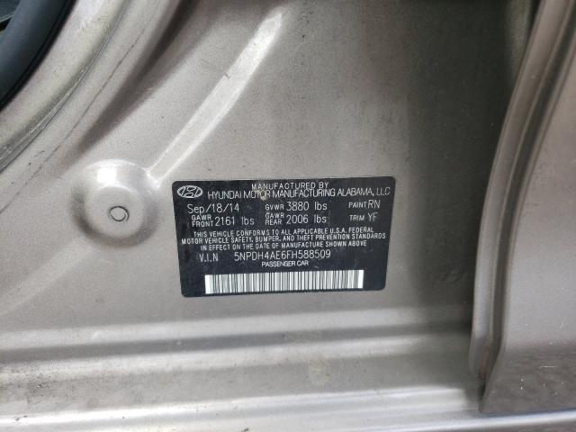 Photo 9 VIN: 5NPDH4AE6FH588509 - HYUNDAI ELANTRA SE 