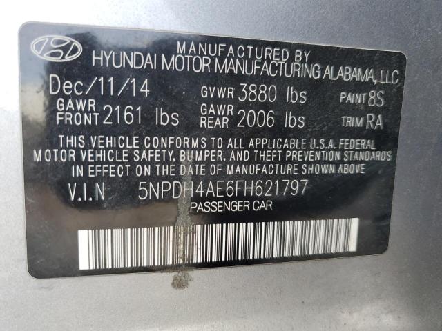 Photo 11 VIN: 5NPDH4AE6FH621797 - HYUNDAI ELANTRA 