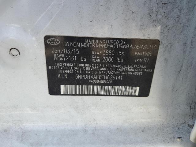 Photo 11 VIN: 5NPDH4AE6FH629141 - HYUNDAI ELANTRA SE 