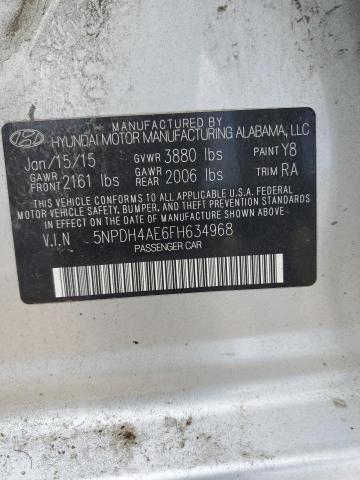 Photo 11 VIN: 5NPDH4AE6FH634968 - HYUNDAI ELANTRA SE 