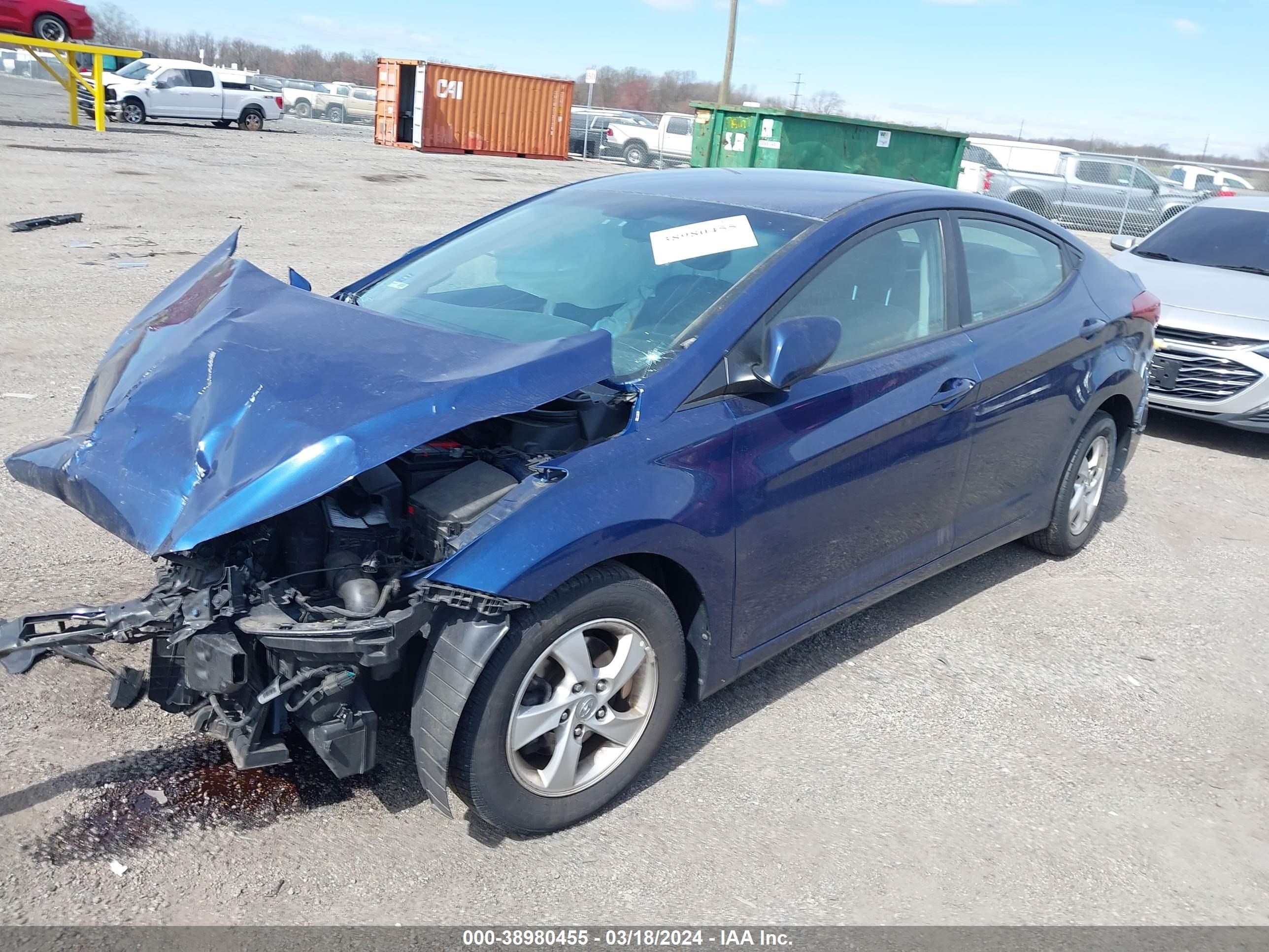 Photo 1 VIN: 5NPDH4AE6FH642973 - HYUNDAI ELANTRA 