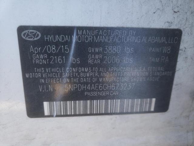 Photo 11 VIN: 5NPDH4AE6GH673237 - HYUNDAI ELANTRA 