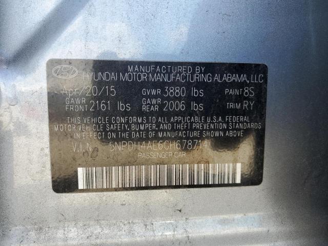 Photo 11 VIN: 5NPDH4AE6GH678714 - HYUNDAI ELANTRA 