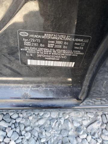 Photo 11 VIN: 5NPDH4AE6GH687445 - HYUNDAI ELANTRA 