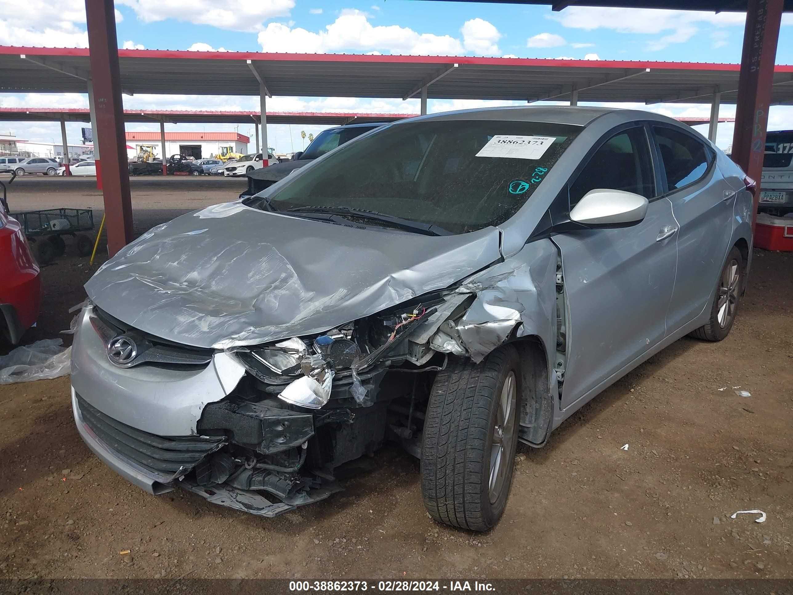 Photo 1 VIN: 5NPDH4AE6GH707371 - HYUNDAI ELANTRA 