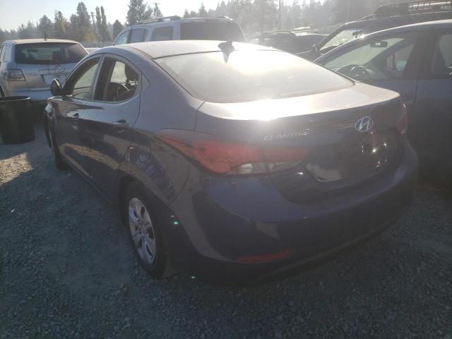 Photo 2 VIN: 5NPDH4AE6GH712067 - HYUNDAI ELANTRA SE 