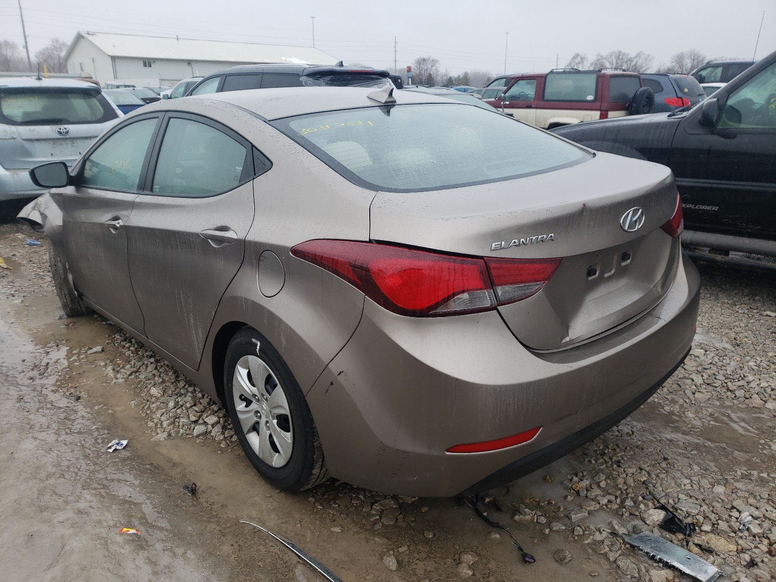 Photo 2 VIN: 5NPDH4AE6GH719696 - HYUNDAI ELANTRA SE 