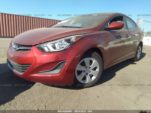 Photo 1 VIN: 5NPDH4AE6GH721092 - HYUNDAI ELANTRA 