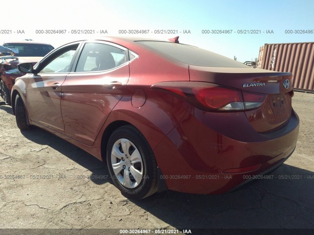 Photo 2 VIN: 5NPDH4AE6GH721092 - HYUNDAI ELANTRA 