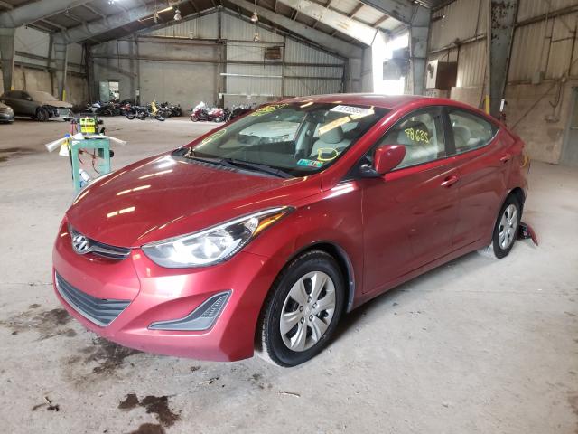 Photo 1 VIN: 5NPDH4AE6GH721836 - HYUNDAI ELANTRA SE 