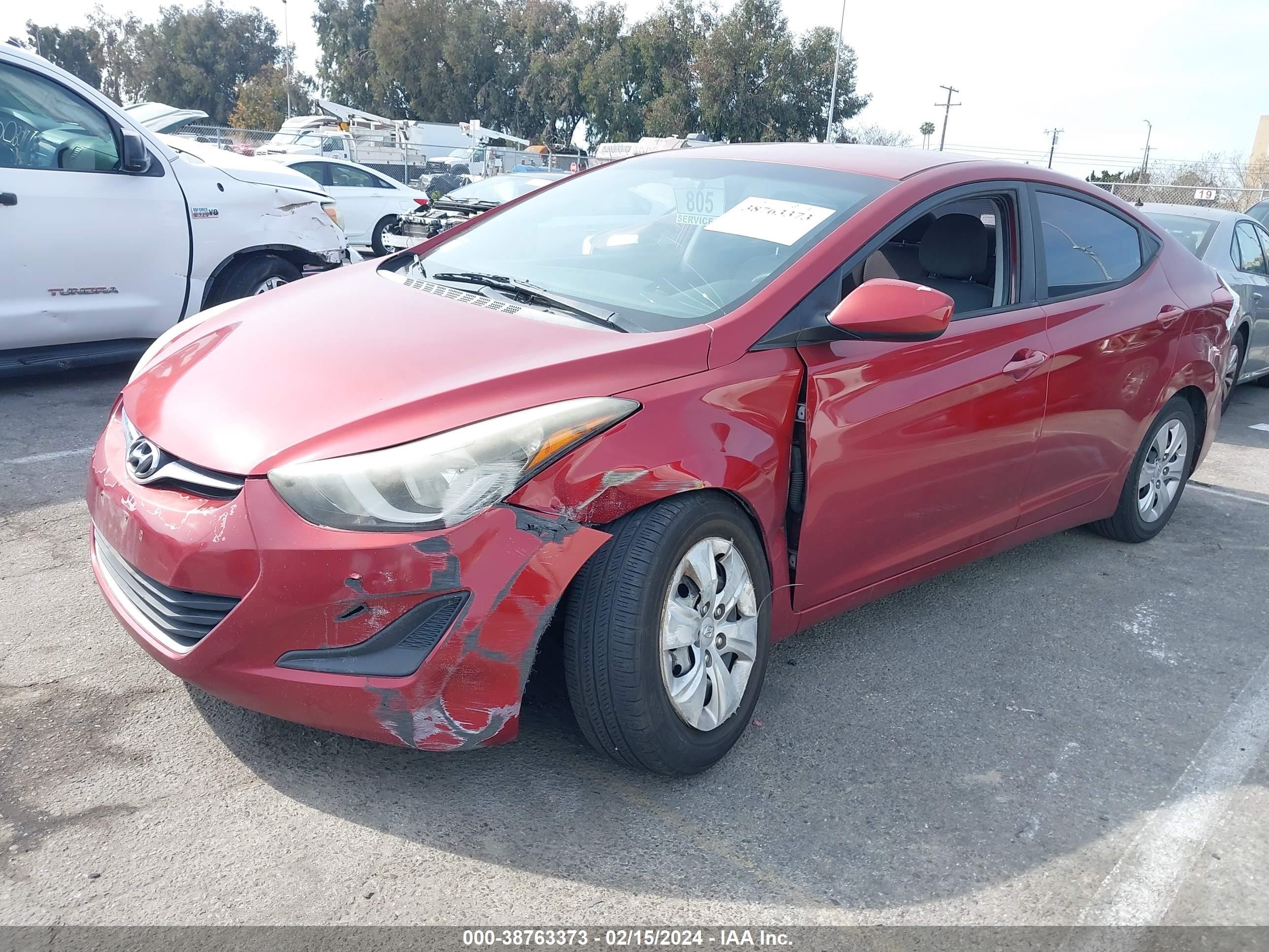 Photo 1 VIN: 5NPDH4AE6GH724042 - HYUNDAI ELANTRA 