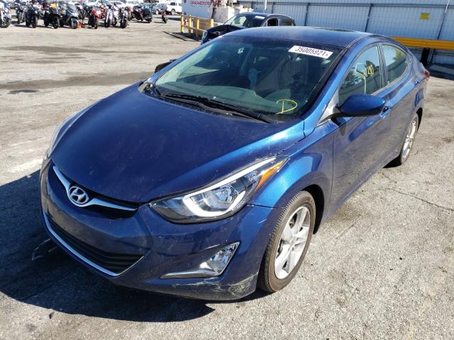 Photo 1 VIN: 5NPDH4AE6GH724400 - HYUNDAI ELANTRA SE 