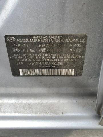 Photo 12 VIN: 5NPDH4AE6GH725398 - HYUNDAI ELANTRA SE 