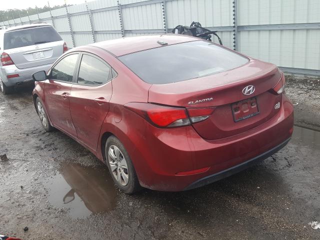 Photo 2 VIN: 5NPDH4AE6GH731718 - HYUNDAI ELANTRA SE 