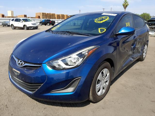 Photo 1 VIN: 5NPDH4AE6GH735025 - HYUNDAI ELANTRA SE 