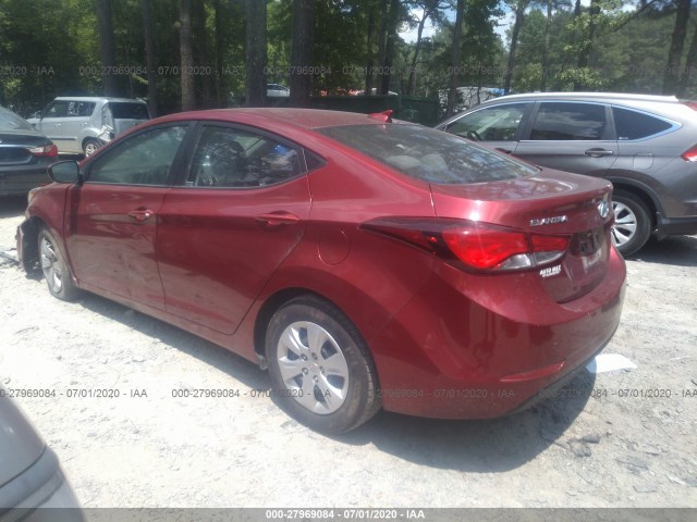 Photo 2 VIN: 5NPDH4AE6GH737695 - HYUNDAI ELANTRA 