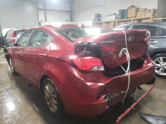 Photo 2 VIN: 5NPDH4AE6GH745926 - HYUNDAI ELANTRA SE 