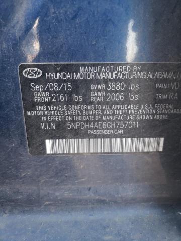 Photo 11 VIN: 5NPDH4AE6GH757011 - HYUNDAI ELANTRA 