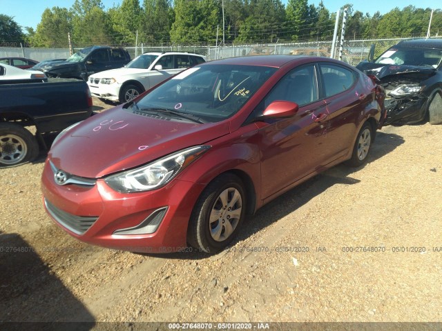 Photo 1 VIN: 5NPDH4AE6GH758935 - HYUNDAI ELANTRA 