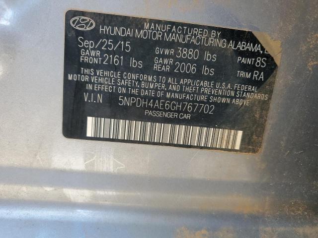 Photo 11 VIN: 5NPDH4AE6GH767702 - HYUNDAI ELANTRA SE 