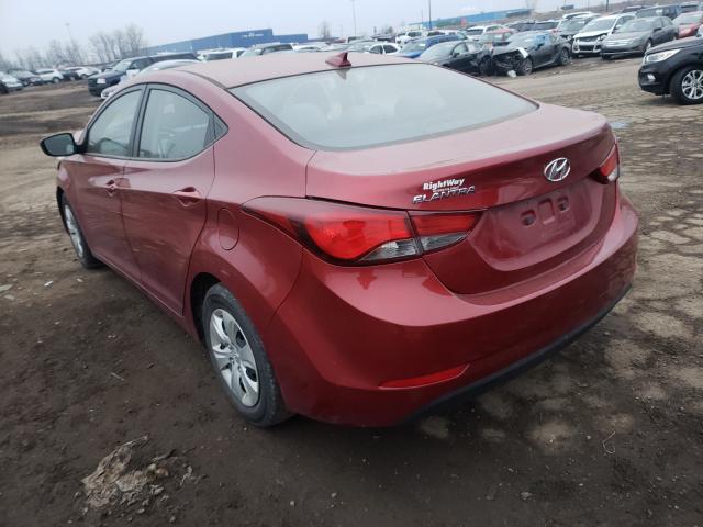 Photo 2 VIN: 5NPDH4AE6GH768283 - HYUNDAI ELANTRA SE 