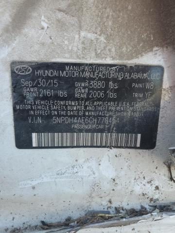 Photo 12 VIN: 5NPDH4AE6GH770454 - HYUNDAI ELANTRA 