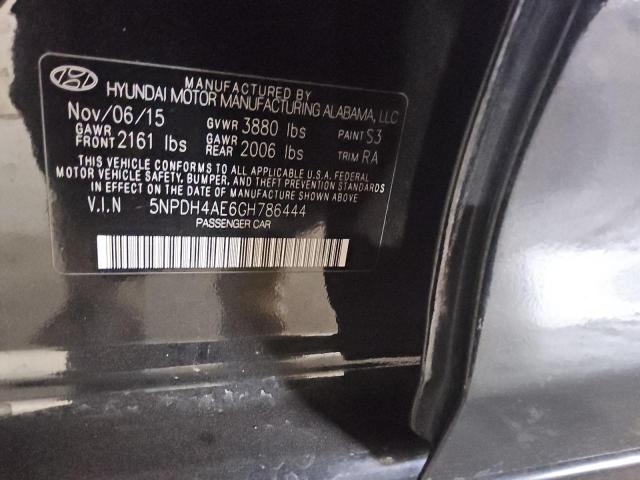 Photo 11 VIN: 5NPDH4AE6GH786444 - HYUNDAI ELANTRA SE 