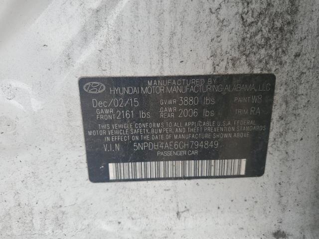 Photo 11 VIN: 5NPDH4AE6GH794849 - HYUNDAI ELANTRA 